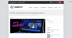 Desktop Screenshot of medidok.de